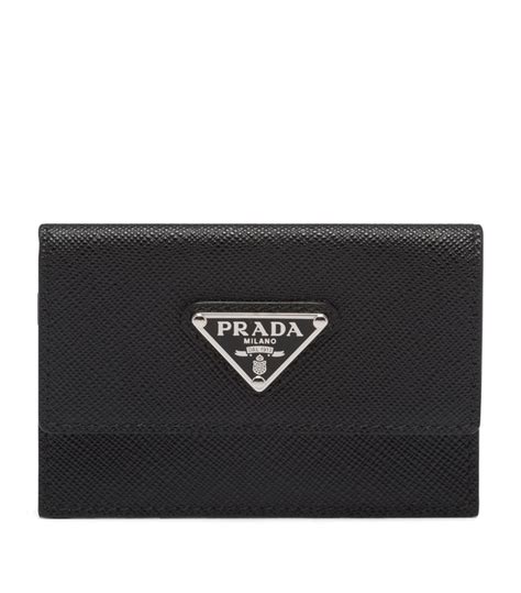 Saffiano leather card holder 